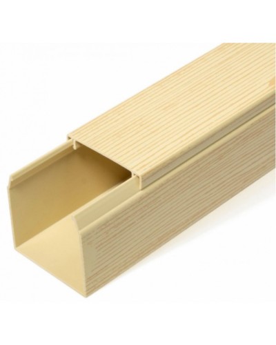 Кабель-канал сосна 2-й замок 40х40 (60м/уп) Промрукав (PR.025448) в Хабаровске Кабель-канал Pintop.ru