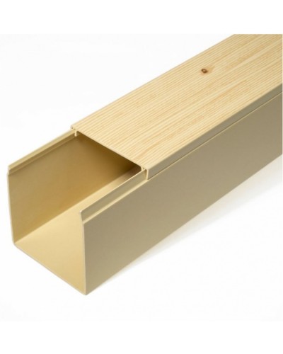 Кабель-канал сосна 2-й замок 60х60 (24м/уп) Промрукав (PR.025450) в Хабаровске Кабель-канал Pintop.ru