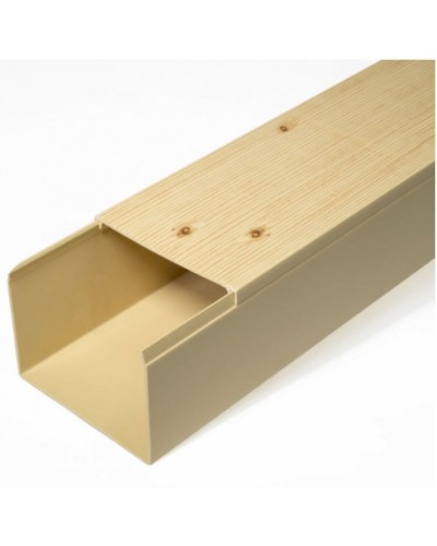 Кабель-канал сосна 2-й замок 80х60 (18м/уп) Промрукав (PR.025452) в Хабаровске Кабель-канал Pintop.ru