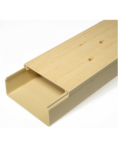 Кабель-канал сосна 2-й замок 100х40 (24м/уп) Промрукав (PR.025453) в Хабаровске Кабель-канал Pintop.ru