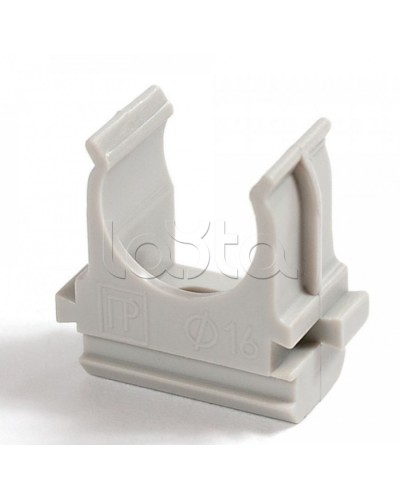Крепёж-клипса для труб Полистирол д20 (100шт/1500шт уп/кор) Промрукав (PR.02720) в Хабаровске Держатели, клипсы, скобы Pintop.ru