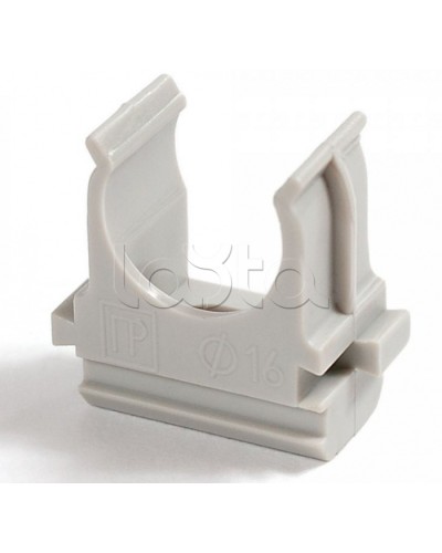 Крепёж-клипса для труб Полистирол д40 (15шт/300шт уп/кор) Промрукав (PR.02740) в Хабаровске Держатели, клипсы, скобы Pintop.ru