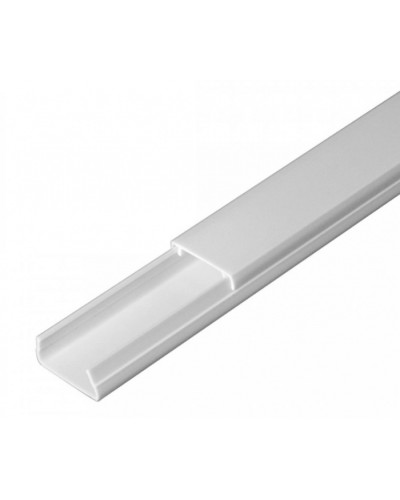 Кабель-канал белый 2-й замок в п/э 20х10 (96 м/уп) Промрукав (PR03.0049) в Хабаровске Кабель-канал Pintop.ru