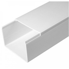 Кабель-канал белый 2-й замок в п/э 80х60 (8 м/уп) Промрукав (PR03.0058)