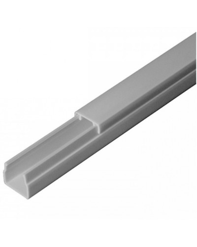 Кабель-канал серый RAL 7035 2-й замок в п/э 12х12 (242м/уп) Промрукав (PR03.0068) в Хабаровске Кабель-канал Pintop.ru