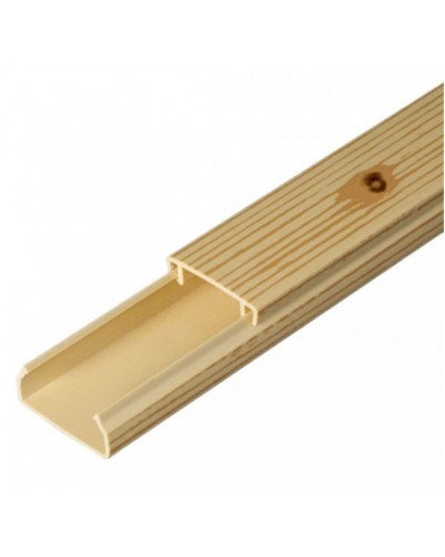 Кабель-канал сосна 2-й замок в п/э 20х10 (96 м/уп) Промрукав (PR03.0181) в Хабаровске Кабель-канал Pintop.ru