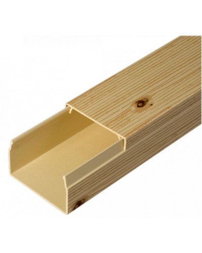 Кабель-канал сосна 2-й замок в п/э 40х25 (24 м/уп) Промрукав (PR03.0185) в Хабаровске Кабель-канал Pintop.ru