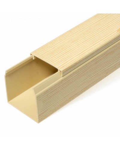 Кабель-канал сосна 2-й замок в п/э 40х40 (24 м/уп) Промрукав (PR03.0186) в Хабаровске Кабель-канал Pintop.ru