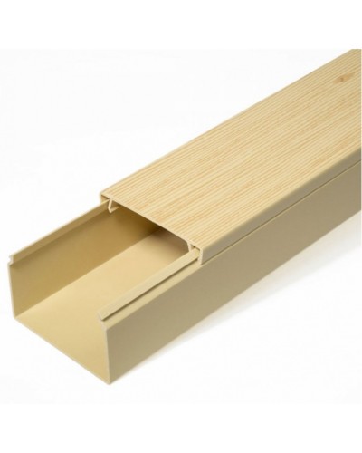 Кабель-канал сосна 2-й замок в п/э 60х40 (18 м/уп) Промрукав (PR03.0187) в Хабаровске Кабель-канал Pintop.ru