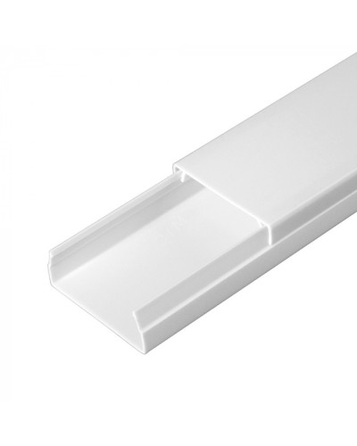 Кабель-канал белый 2-й замок в п/э 40х16 (56м/уп) Промрукав PR.0325206 в Хабаровске Кабель-канал Pintop.ru
