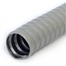Металлорукав в ПВХ оболочке серый Р3-ЦП-НГ-25 (50м/уп) Промрукав (PR04.0474)