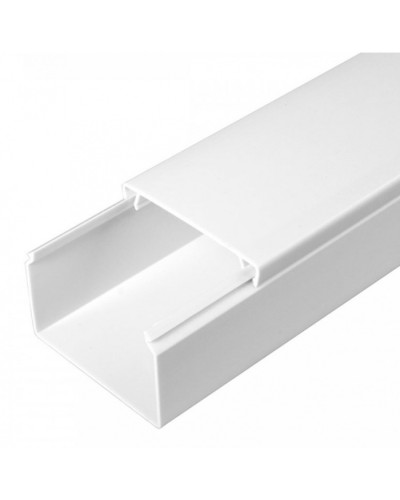 Кабель-канал белый 2-й замок в г/к 60х40 (40м/уп) Промрукав (PR.056040) в Хабаровске Кабель-канал Pintop.ru