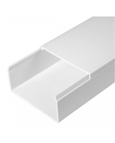 Кабель-канал белый 2-й замок в п/э 80х40 (30м/уп) Промрукав (PR.0580401) в Хабаровске Кабель-канал Pintop.ru