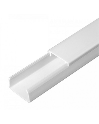 Кабель-канал белый 2-й замок в г/к 25х16 (80м/уп) Промрукав (PR.062516) в Хабаровске Кабель-канал Pintop.ru