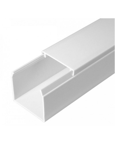 Кабель-канал белый 2-й замок в г/к 40х40 (60м/уп) Промрукав (PR.064040) в Хабаровске Кабель-канал Pintop.ru