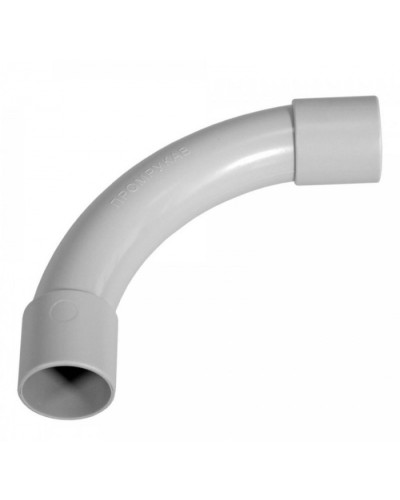 Соединитель угловой д32 (5шт/125шт уп/кор) Промрукав (PR.07432м) в Хабаровске Повороты, муфты, тройники Pintop.ru