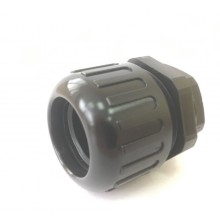 Муфта вводная усиленная (IP68) для гофрированных труб черная ВМУ-ГТ-16 (М20) Промрукав (PR08.3276)