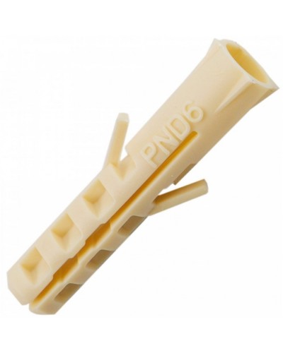 Дюбель нейлоновый PND 6х30 (100шт/уп) Промрукав (PR08.3621) в Хабаровске Крепеж: Дюбели, шурупы, саморезы Pintop.ru