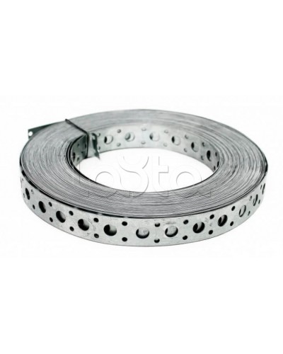 Лента монтажная перфорированная прямая для прямого монтажа ЛМП 12х0,55 (25 м.) Промрукав (PR08.3830) в Хабаровске Стяжки-хомуты Pintop.ru