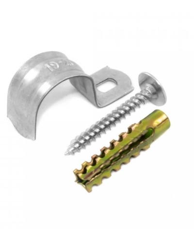 Комплекты для крепления ОКЛ с использованием самореза, дюбеля и скобы СМО 12-13 (100 шт) Промрукав (PR08.4993) в Хабаровске Держатели, клипсы, скобы Pintop.ru