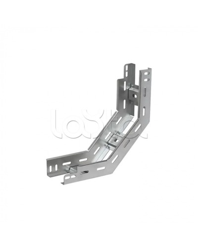 Угол вертикальный внутренний 90 градусов лестничный 400х200 (1,2 мм) Промрукав (PR08.5344) в Хабаровске Аксессуары для лотков Pintop.ru