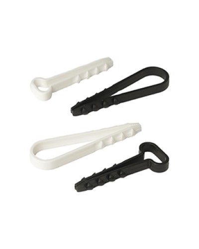 Дюбель-хомут для круглого кабеля d5-10 мм черный (100шт) Промрукав (PR08.6940) в Хабаровске Крепеж: Дюбели, шурупы, саморезы Pintop.ru