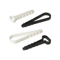 Дюбель-хомут для плоского кабеля 5-10 мм белый (100шт) Промрукав (PR08.6955)