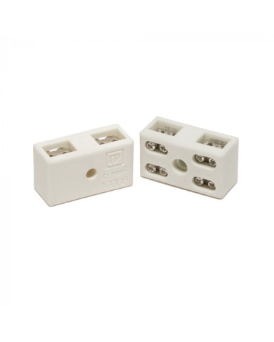 Клемма керам. латунь 6 мм² 2 пары на 8 контактов (5 шт/уп) Промрукав (PR08.7164) в Хабаровске Аксессуары для кабель-канала Pintop.ru