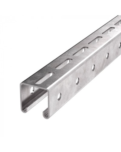 Профиль STRUT HDZ ПС-41х41х400 (2,5мм) Промрукав (PR08.9352) в Хабаровске Аксессуары для лотков Pintop.ru