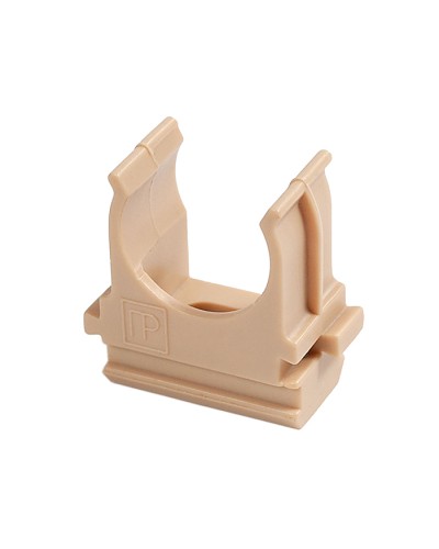 Крепёж-клипса для труб АБС-пластик сосна д25 в малой упаковке (10шт/500шт уп/кор) Промрукав (PR13.0056) в Хабаровске Держатели, клипсы, скобы Pintop.ru