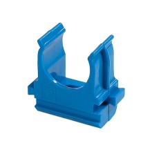 Крепёж-клипса для труб АБС-пластик синяя д20 в малой упаковке (10шт/1000шт уп/кор) Промрукав (PR13.0061)