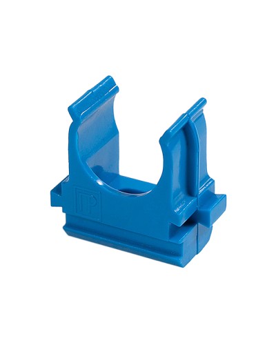 Крепёж-клипса для труб АБС-пластик синяя д20 в малой упаковке (10шт/1000шт уп/кор) Промрукав (PR13.0061) в Хабаровске Держатели, клипсы, скобы Pintop.ru