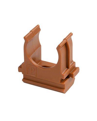 Крепёж-клипса для труб АБС-пластик бук д32 в малой упаковке (10шт/500шт уп/кор) Промрукав (PR13.0111) в Хабаровске Держатели, клипсы, скобы Pintop.ru