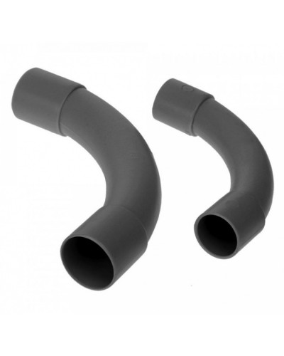 Соединитель угловой черный д25 (5шт/200шт уп/кор) Промрукав (PR13.0171) в Хабаровске Повороты, муфты, тройники Pintop.ru