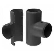 Тройник разборный черный д16 (5шт/500 шт уп/кор) Промрукав (PR13.0177)