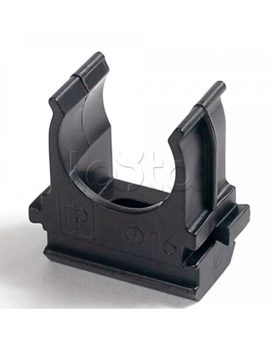 Крепёж-клипса для труб Полистирол черная д50 в малой упаковке (5шт/200шт уп/кор) Промрукав (PR13.0214) в Хабаровске Держатели, клипсы, скобы Pintop.ru