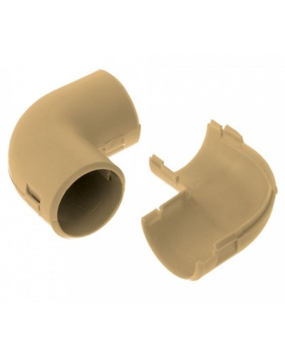 Соединитель угловой разборный сосна д20 (5шт/550шт уп/кор) Промрукав (PR13.0244) в Хабаровске Повороты, муфты, тройники Pintop.ru