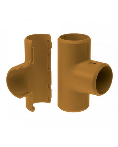 Тройник разборный бук д20 (50шт/600шт уп/кор) Промрукав (PR13.0292) в Хабаровске Повороты, муфты, тройники Pintop.ru