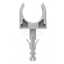 Крепеж-клипса с дюбелем серая д32 в малой упаковке (10шт/450шт уп/кор) Промрукав (PR13.0318)