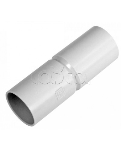 Патрубок-муфта д16 безгалогенная (HF) атмосферостойкая серая (100шт/1200шт уп/кор) Промрукав (PR13.0350) в Хабаровске Повороты, муфты, тройники Pintop.ru
