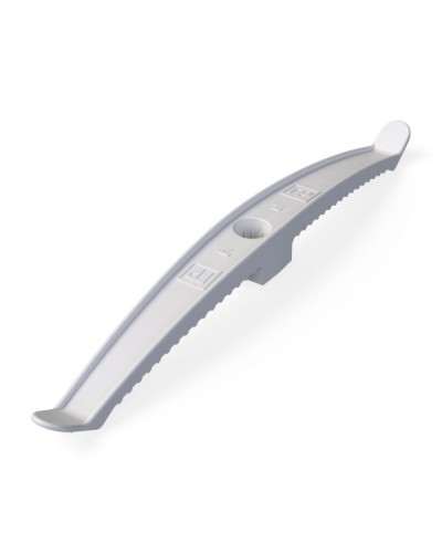 Держатель кабеля двусторонний для прямого монтажа в гофроящике белый (100 шт/кор) Промрукав (PR13.0486) в Хабаровске Аксессуары для кабель-канала Pintop.ru