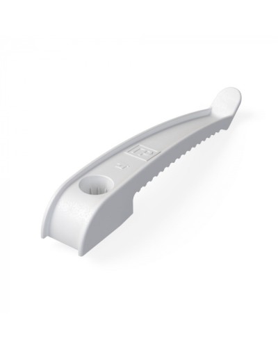 Держатель кабеля односторонний для прямого монтажа в гофроящике белый (200 шт/кор) Промрукав (PR13.0489) в Хабаровске Аксессуары для кабель-канала Pintop.ru