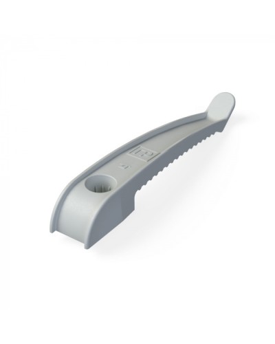 Держатель кабеля односторонний для прямого монтажа в гофроящике серый (200 шт/кор) Промрукав (PR13.0490) в Хабаровске Аксессуары для кабель-канала Pintop.ru