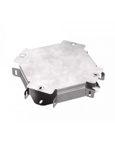 Х-образный ответвитель с крышкой Стандарт 100х50 Промрукав (PR16.0456) в Хабаровске Аксессуары для лотков Pintop.ru