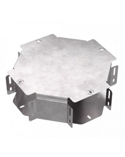 Х-образный ответвитель с крышкой Стандарт 150х100 Промрукав (PR16.0461) в Хабаровске Аксессуары для лотков Pintop.ru