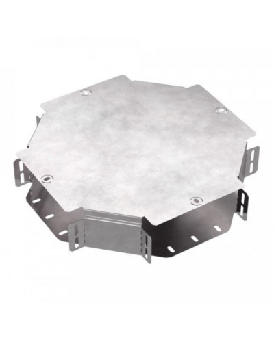 Х-образный ответвитель с крышкой Стандарт 200х80 Промрукав (PR16.0463) в Хабаровске Аксессуары для лотков Pintop.ru