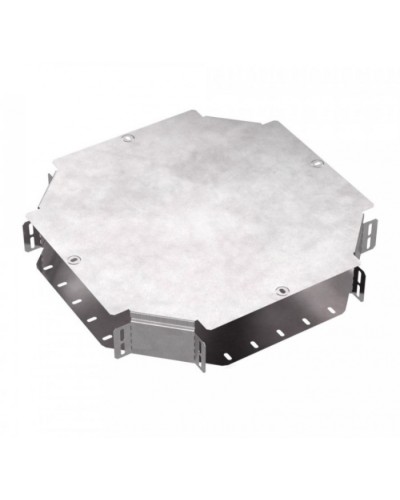 Х-образный ответвитель с крышкой Стандарт 300х80 Промрукав (PR16.0466) в Хабаровске Аксессуары для лотков Pintop.ru