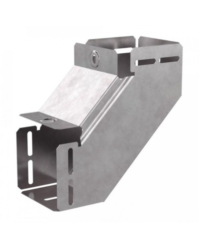 Угол вертикальный внутренний 90 градусов с крышкой Стандарт 100х100 Промрукав (PR16.0526) в Хабаровске Аксессуары для кабель-канала Pintop.ru