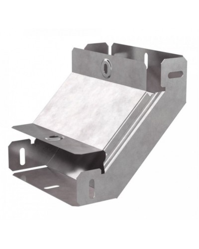 Угол вертикальный внутренний 90 градусов с крышкой Стандарт 150х50 Промрукав (PR16.0527) в Хабаровске Аксессуары для лотков Pintop.ru