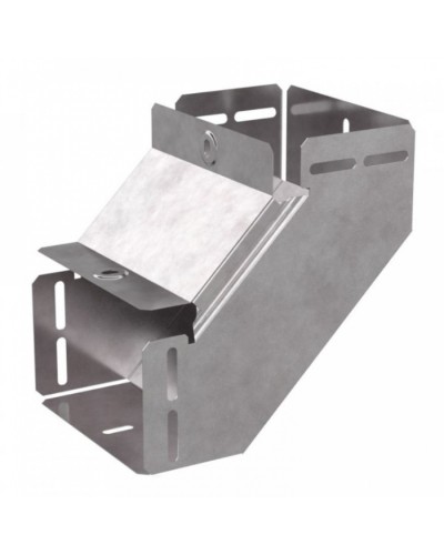 Угол вертикальный внутренний 90 градусов с крышкой Стандарт 150х100 Промрукав (PR16.0529) в Хабаровске Аксессуары для лотков Pintop.ru